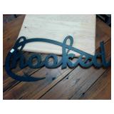 High Quality (Hooked) metal wall hanger 20 inches long