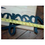 High Quality (Hooked) metal wall hanger 20 inches long