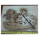 Oak Cut out art piece by Steve Glammeier 2016