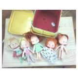 Strawberry Patch Kids with tin carrying case