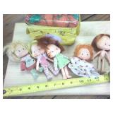 Strawberry Patch Kids with tin carrying case