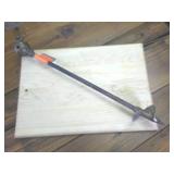 RARE Heavy Duty Brass Self Tapping Horse Tie Off  Klarwin Farms  Very Old