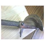 RARE Heavy Duty Brass Self Tapping Horse Tie Off  Klarwin Farms  Very Old