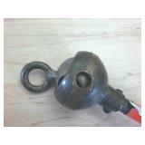 RARE Heavy Duty Brass Self Tapping Horse Tie Off  Klarwin Farms  Very Old