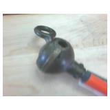 RARE Heavy Duty Brass Self Tapping Horse Tie Off  Klarwin Farms  Very Old