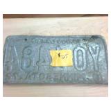 Yo! Vintage 1972 Embossed 10000 Lakes Minnesota License Plate Yellow