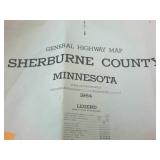 General Highway Map Sherburne County Minnesota 1964  Vintage