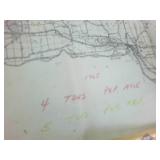 General Highway Map Sherburne County Minnesota 1964  Vintage