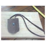Hand Made Leather pouch with strap