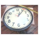 Vintage Sunbeam corded (12 inch diameter) large dial clock