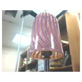 17 inch tall Hand Blown Glass Lamp by Steven Weagel  Fine arts glass and sculpture