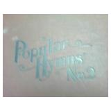 Collection of Vintage books including -  Commercial Law 1893 -  The Grafters 1904  Popular Hymns No. 2 (no date) Reader