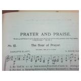 Collection of Vintage books including -  Commercial Law 1893 -  The Grafters 1904  Popular Hymns No. 2 (no date) Reader