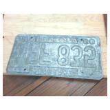 Vintage 1963 Embossed 10000 Lakes Minnesota License Plate