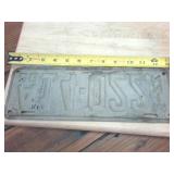 Rare 1928 Embossed Minnesota License Plate