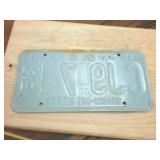 Vintage 1980 Embossed License Plate from Missouri  BL6 Show me State