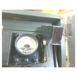 RARE!  Early 1900s Bank Alarm!  Wooden case  Sound Wave Relay  o.b. McClintock Company Minneapolis 12 x 12 inches by 6 inches deep