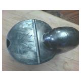 Vintage Silver Plated Conch Shell  6 inches tall and wide