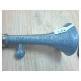 Copper Bell  Brass Pressure gauge -  Official Gene Autry Horn (missing rubber ball)