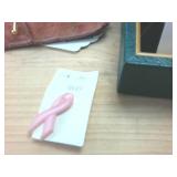 Rolex Box (real) with sets of earrings  hat pins -  and Owl Piece