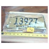 New in original packaging MN Embossed License Plate  PIONEER