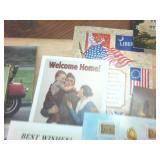 Inspiration large lot of never used post cards from early 1900s to present  Patriotic