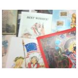 Inspiration large lot of never used post cards from early 1900s to present  Patriotic