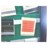 Vintage Framed Matchbook Collection including -  Forest Lake Dairy  Harvey Coop Creamery -  Super Milk out of Fargo -  MelORich  Acee  Grand Prize Milk and more!