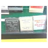 Vintage Framed Matchbook Collection including -  Forest Lake Dairy  Harvey Coop Creamery -  Super Milk out of Fargo -  MelORich  Acee  Grand Prize Milk and more!