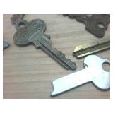 Missing a key from 50 years ago?  It might be in this lot  tons of flat and lock keys