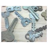 Missing a key from 50 years ago?  It might be in this lot  tons of flat and lock keys