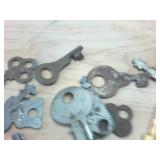 Missing a key from 50 years ago?  It might be in this lot  tons of flat and lock keys