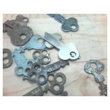 Missing a key from 50 years ago?  It might be in this lot  tons of flat and lock keys