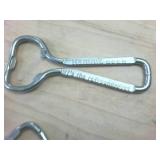 4 Like New Hamms Beer Bottle openers  one Grain Belt