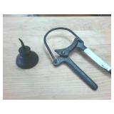 Vintage Metal Jar Sealer and mini oil can