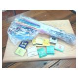 Lifetime supply of crochet needles and a months supply of matches