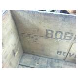 Bobby Burns Beverages Vintage Wooden Case