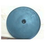 9 inch diameter  BSR Vintage Cast Iron Corn Bread Pan with 8 slots