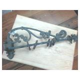 Vintage Ornate Cast Iron Swiveling Sign Holder  Very Cool!