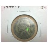 2 War Era 1944 Silver Jefferson Nickels