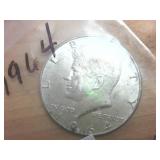 4 coin lot  1964 Silver Kennedy Half Dollars  two dollar face value
