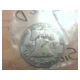 1952 Silver Franklin Half Dollar