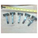 Lot of 5 Vintage Razors  Talk about old school!