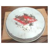 Authentic Vintage Grain Belt Metal serving tray  12 inch Diameter