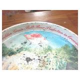 Authentic Vintage Grain Belt Metal serving tray  12 inch Diameter