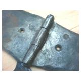11 by 5 inch Set of Heavy Duty Metal Hand Forged Hinges