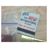 Cars trucks tractors  very cool vintage matchbook collection