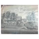 2 Farm Life Lithos from late 1800