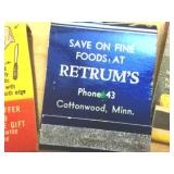 Vintage Matchbooks like Restrums Phone 43  now how old is that one?