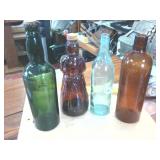 Lot of Vintage Bottles   - notably The Duffy Malt Whisky Company and Aunt Jemima